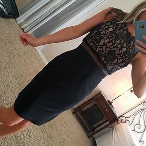 Illusion cocktail dress!